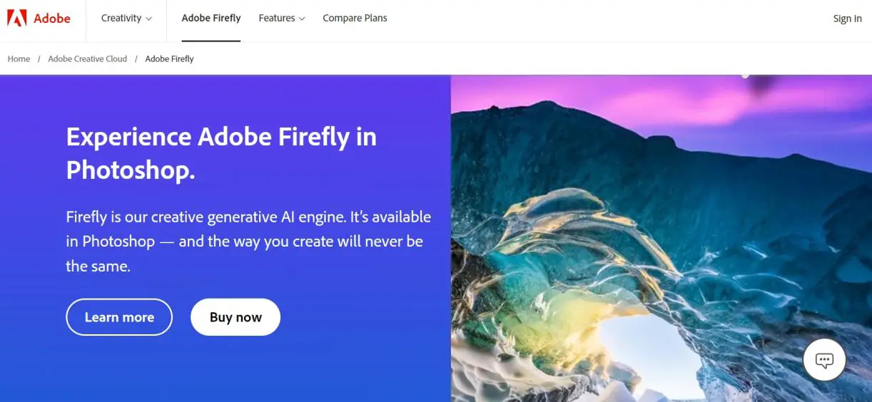 Adobe firefly AI tool for graphic design