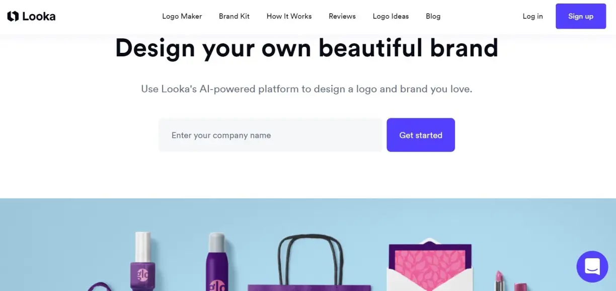 Looka AI tools for graphic design