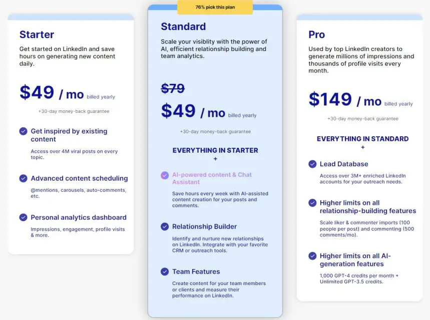 Taplio pricing