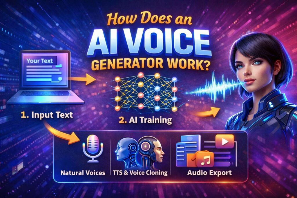 How Does AI Voice Generator Work?