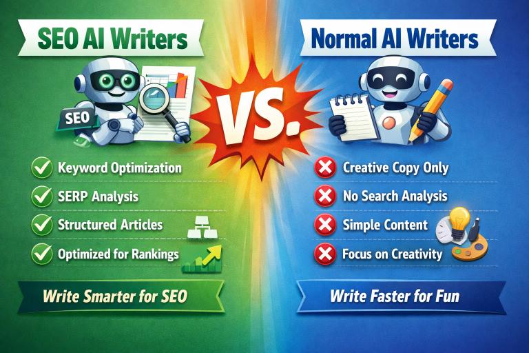 SEO AI Writers vs. Normal AI Writers