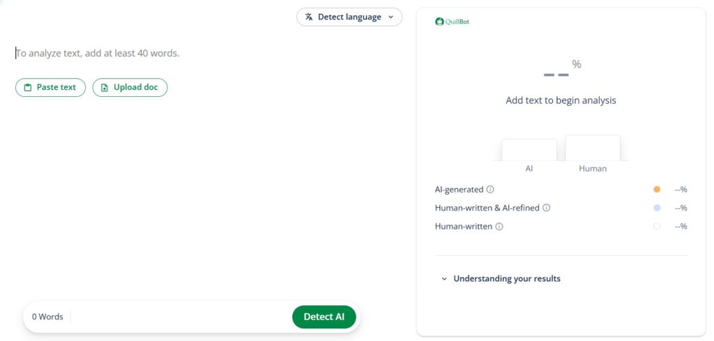 QuillBot AI Detector & Humanizer
