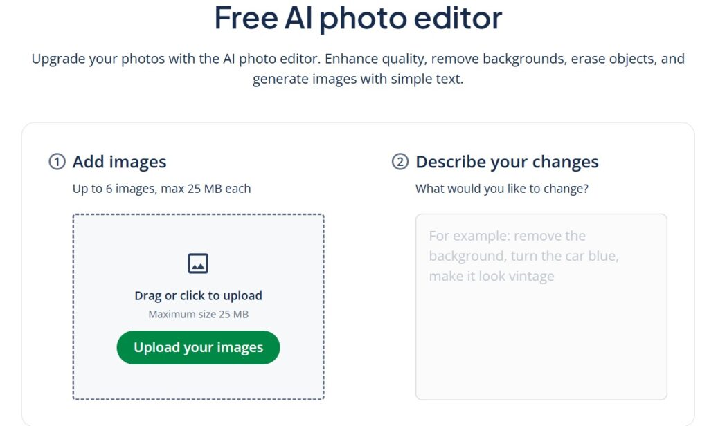 QuillBot AI Photo Editor