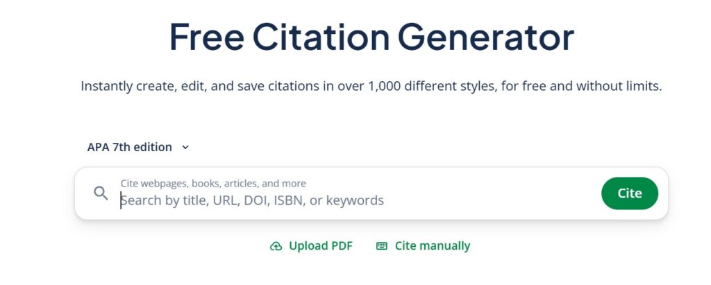 QuillBot citation generator