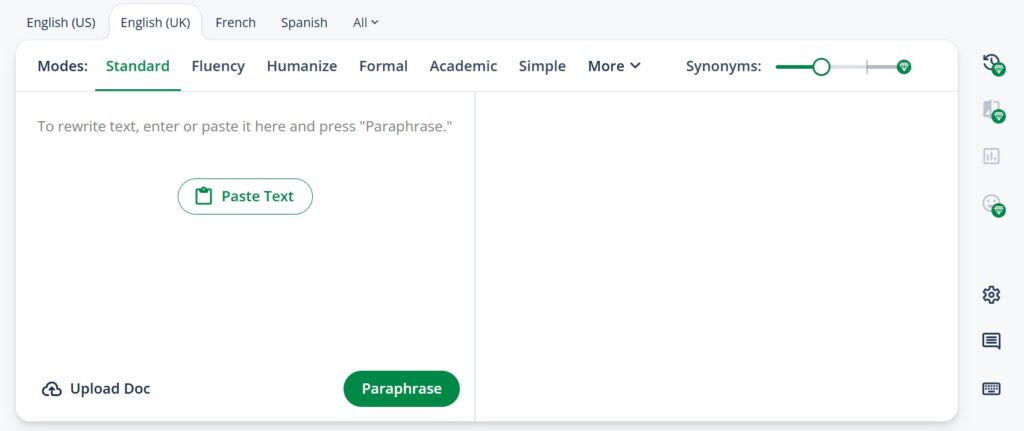 QuillBot AI Paraphrasing Tool