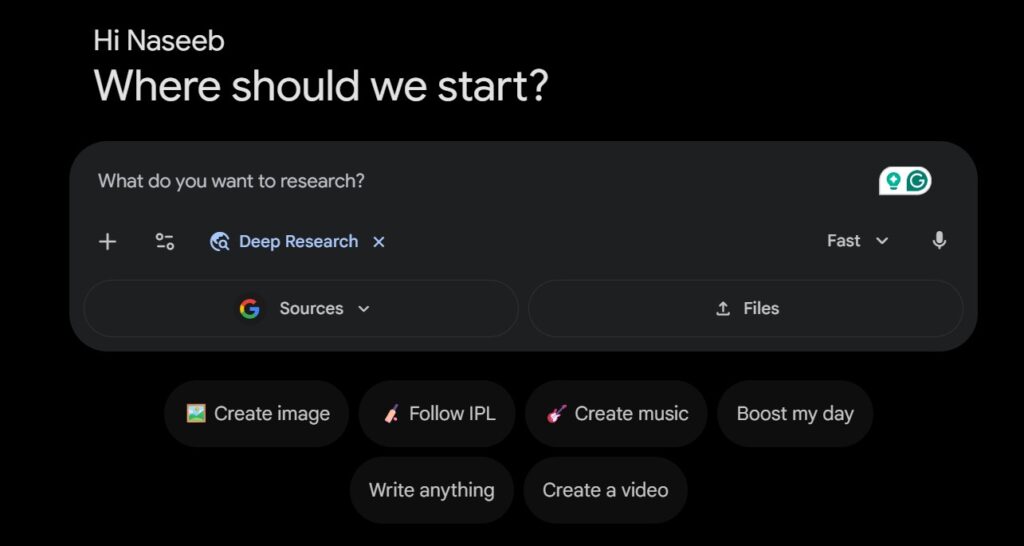 Google Gemini Deep Research