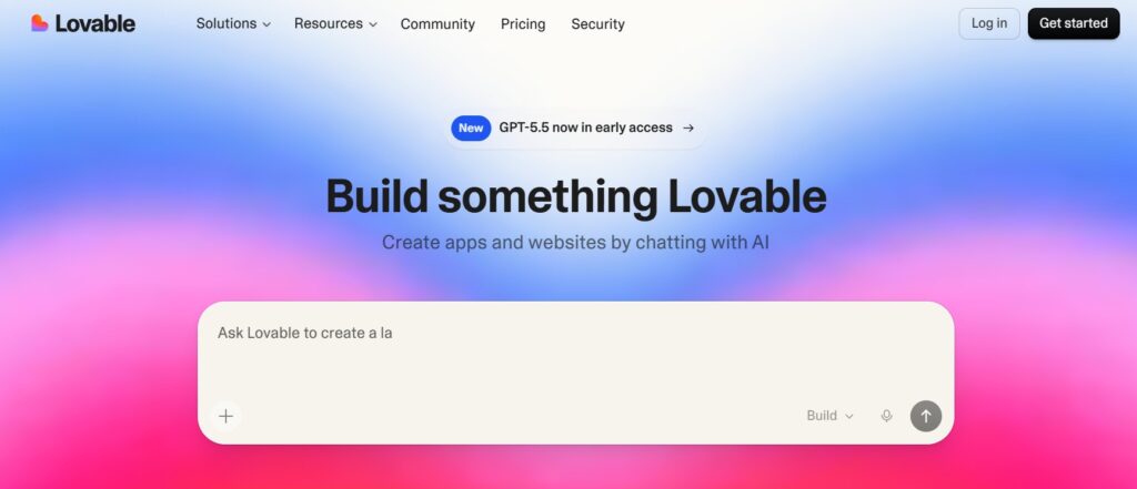 Lovable AI App builder 