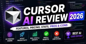 Cursor AI Review 2026: Features, Pricing, Stats, Pros & Cons